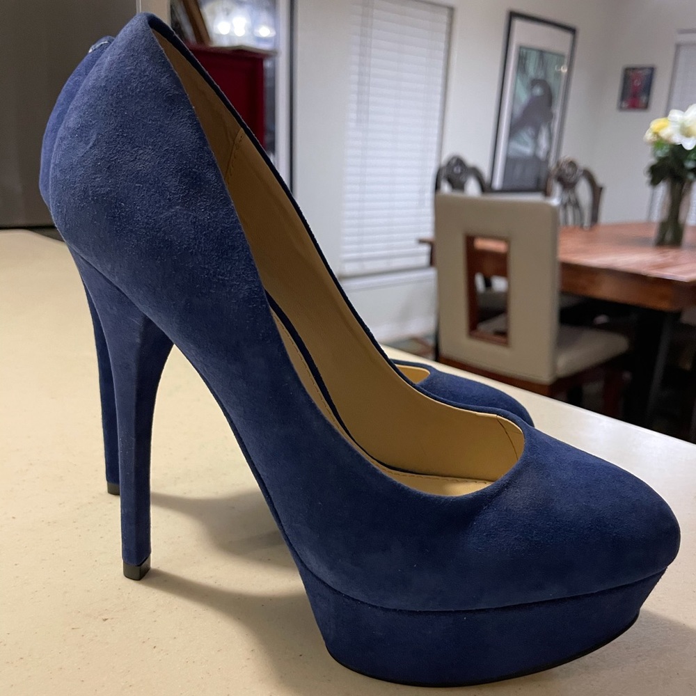 Blue Aldo Heels
